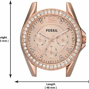 Fossil Riley Multifunction Crystal Rose Gold